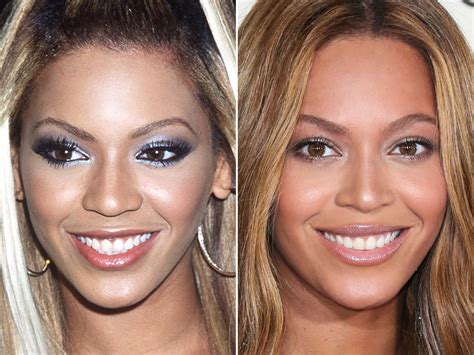 beyoncé before and after bleach